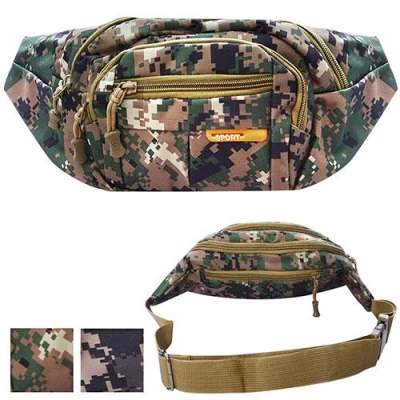 Сумка-бананка "Камуфляж" 35*14*5см