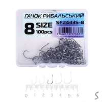 Крючок рыболовный №8 100шт/уп