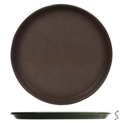 Поднос пластик "Antislip" d28см