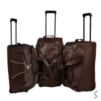 Сумка на колесах с расширителем 3шт/наб 20/22/26