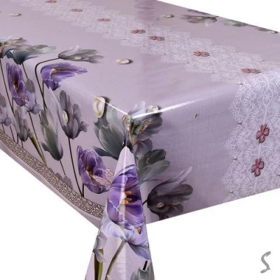 Клеенка ПВХ 3-хсл. глянцевая на ткан.основе Glossy 1.37*20м