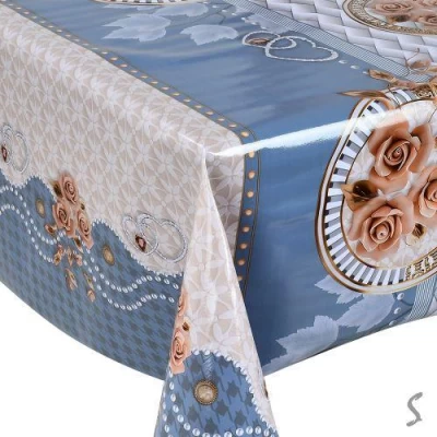 Клеенка ПВХ 3-хсл. глянцевая на ткан.основе Glossy 1.37*20м