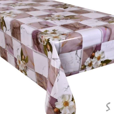 Клеенка ПВХ 3-хсл. глянцевая на ткан.основе Glossy 1.37*20м