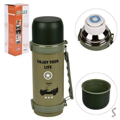 Термос с ручкой "Jeep" 1.2л Термос с ручкой "Jeep" 1.2л