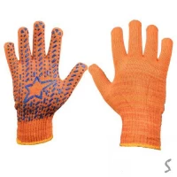 Перчатки трикотажные с ПВХ точкой 