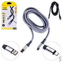 Кабель KLGO USB to Type-C 2.0м (5V/4.5A 22.5W,10V/4A 40W)