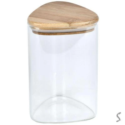 Банка с бамбуковой крышкой "Bermuda" 950мл 10*15см Банка с бамбуковой крышкой "Bermuda" 950мл 10*15см