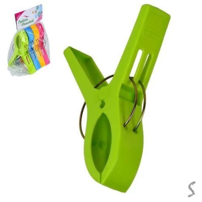 Прищепка бытовая большая 4шт/уп 14см