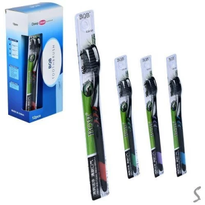 Зубная щетка 12шт/уп 17.5см