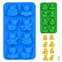 Форма для льда/шоколада/мастики силикон "Zoo" 19*11см	