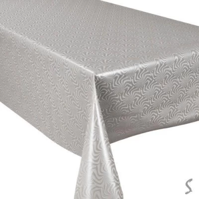 Клеенка ПВХ с тиснением на ткан.основе Жемчужина 1.37*20м