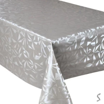 Клеенка ПВХ с тиснением на ткан.основе Жемчужина 1.37*20м