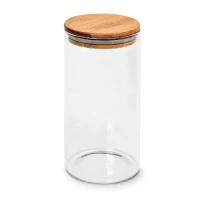 Банка с бамбуковой крышкой 950мл 8.5*18см
