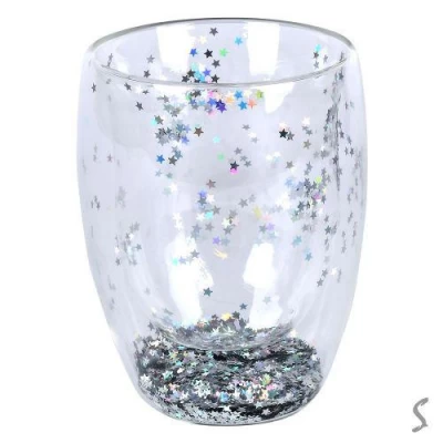 Стакан с двойной стенкой "Glitter" 300мл