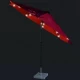 Зонт "Кафе" с led-подсветкой антиветер с наклоном 3м 6сп