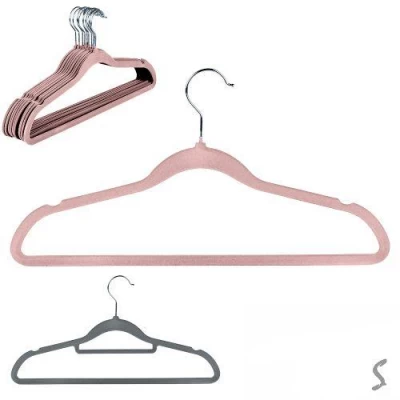 Вешалка с велюровым покрытием Вешалка с велюровым покрытием