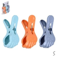 Прищепка бытовая большая 3шт/уп 10*3.5см