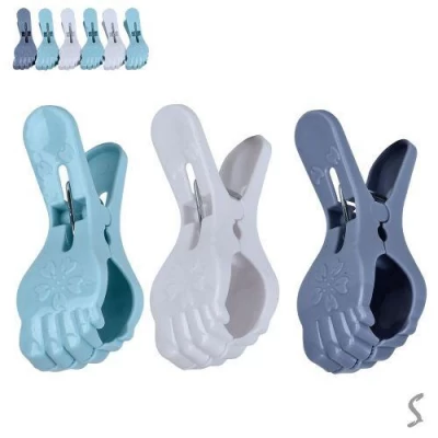 Прищепка бытовая большая 6шт/уп 10*3.5см