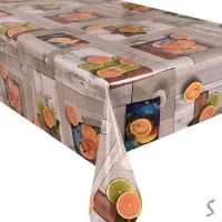 Клеенка ПВХ 3-хсл. глянцевая на ткан.основе Glossy 1.37*20м