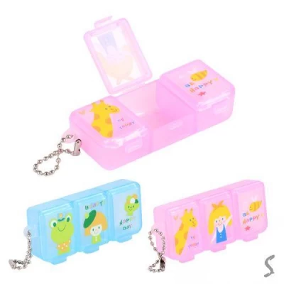 Органайзер для таблеток 3отд 7.5*3.5*2см