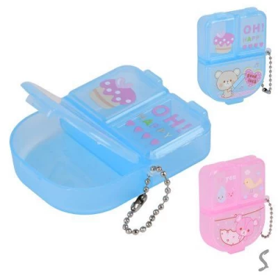 Органайзер для таблеток 3отд 7*5.5*2см