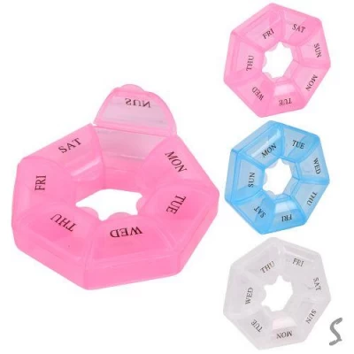 Органайзер для таблеток 7отд 8.5*2см