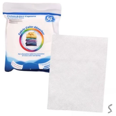 Салфетки для стирки цветопоглощающие 50шт/уп 10*13.5см Салфетки для стирки цветопоглощающие 50шт/уп 10*13.5см