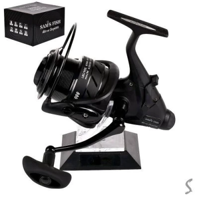 Катушка карповая с бэйтранером 