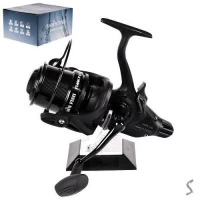 Катушка карповая с бэйтранером 