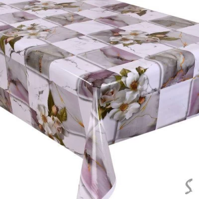 Клеенка ПВХ 3-хсл. глянцевая на ткан.основе Glossy 1.37*20м