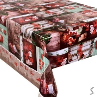 Клеенка ПВХ 3-хсл. глянцевая на ткан.основе Glossy 1.37*20м