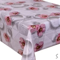 Клеенка ПВХ 3-хсл. глянцевая на ткан.основе Glossy 1.37*20м