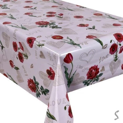 Клеенка ПВХ 3-хсл. глянцевая на ткан.основе Glossy 1.37*20м