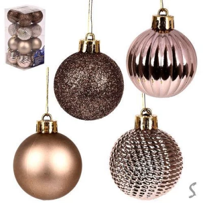 Елочные шарики 4см 16шт/уп Елочные шарики 4см 16шт/уп