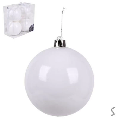 Елочные шарики 10см 4шт/наб