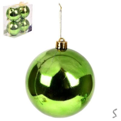Елочные шарики 10см 4шт/наб