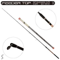 Спиннинг карповый штекерный фидер "Feeder top" 3.9м 100-180г 3+3к	