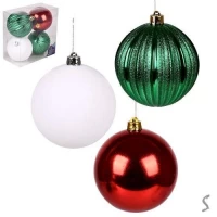 Елочные шарики 10см 4шт/уп