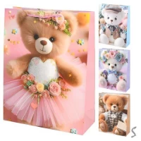 Пакет подарочный бумажный L 