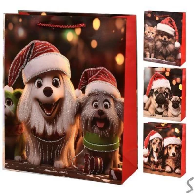 Пакет подарочный бумажный S 