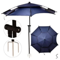 Зонт садовый регулируемый антиветер с наклоном 2м