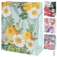 Пакет подарочный бумажный M 