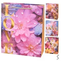 Пакет подарочный бумажный L 