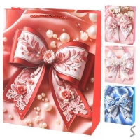 Пакет подарочный бумажный M 