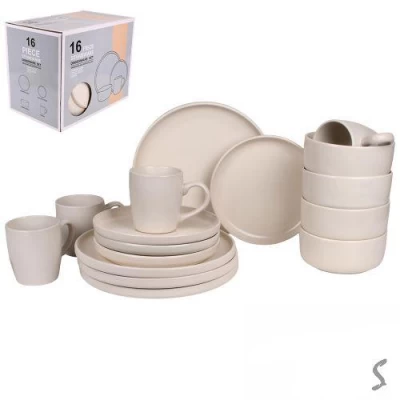 Набор столовой посуды 16пр/наб (тарелка 26/20см, пиала 15см, чашка 420мл)