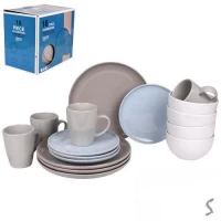 Набор столовой посуды 16пр/наб (тарелка 26+20см, супница 16.5см, чашка 420мл)