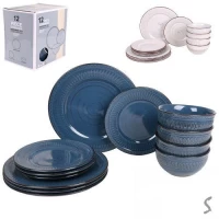 Набор столовой посуды 12пр/наб (тарелка 26/21см, пиала 16см)