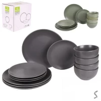 Набор столовой посуды 12пр/наб (тарелка 26/21см, пиала 14см)