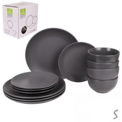 Набор столовой посуды 12пр/наб (тарелка 26/21см, пиала 14см)