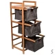 Этажерка напольная 3яр 34*32*91см